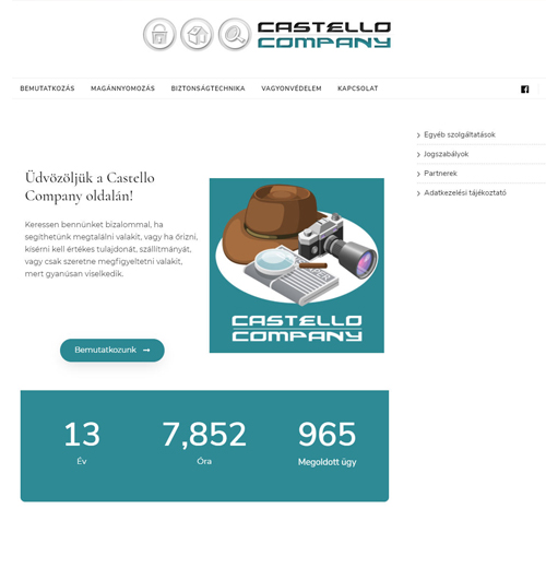 bagipeti castello company arculat weboldal